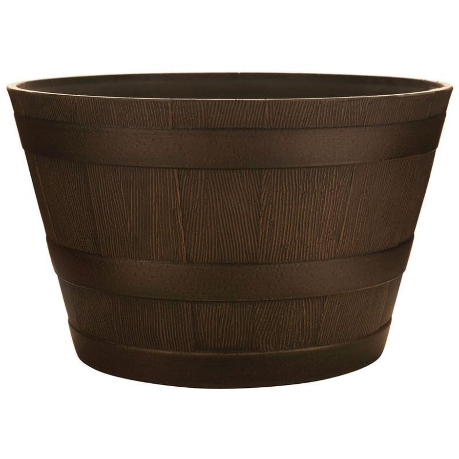 whisky barrel plant pot HDR WHISKEY BARREL PLANTER - Concord, NH - Hooksett, NH - Belmont, NH