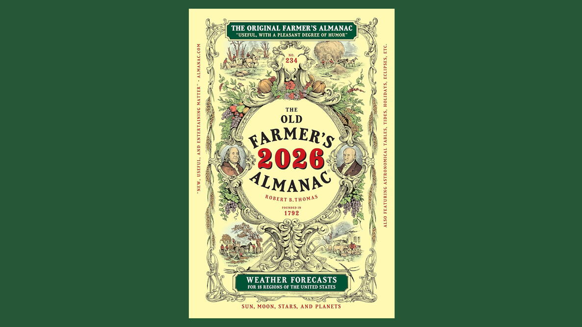 Old Farmer s Almanac 2026 - Concord, NH - Hooksett, NH - Belmont