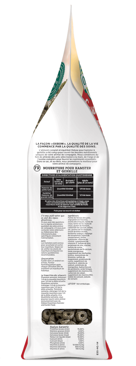 Oxbow Essentials Hamster Gerbil Food Concord NH Hooksett NH Belmont NH Osborne s Farm Garden Centers LLC