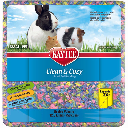 Kaytee Clean & Cozy Small Animal Bedding (49.2L (3000 CU IN), WHITE)