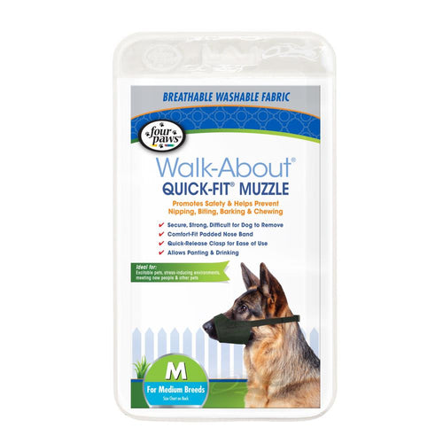 Four Paws® Quick-Fit® Muzzle For Dogs (3-Medium)