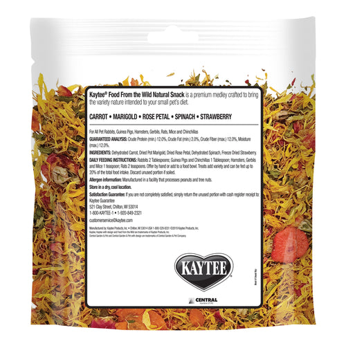 Kaytee Food From The Wild Treat Medley - Rabbit / Guinea Pig Formula