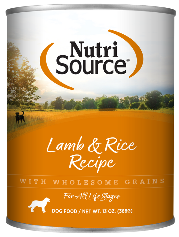 NutriSource® Lamb & Rice Canned Dog Food