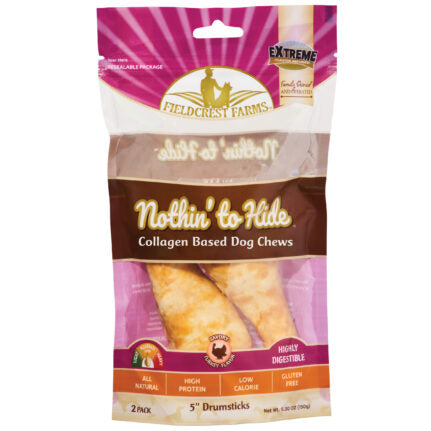 Nothin’ To Hide Drumstick Turkey Dog Treats (5