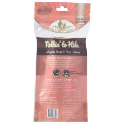 Nothin’ To Hide Small Roll 5″ Salmon 2pk Dog Treats (5