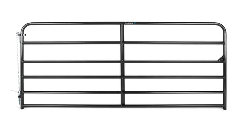 Tarter American Gate 1 3/4 in 19 Ga 10 ft Black (1 3/4 x 10', Black)