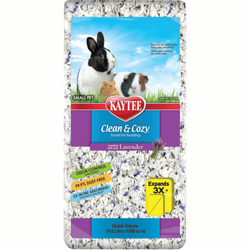 Kaytee Clean & Cozy Small Animal Bedding (49.2L (3000 CU IN), WHITE)