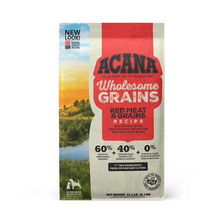 ACANA Wholesome Grains Red Meat Recipe Dry Dog Food