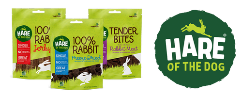 Hare of the Dog 100% Rabbit Jerky Dog Treats