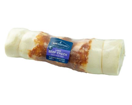 Barkworthies Beef Cheek Wrapped With Chicken Dog Treat (Large)