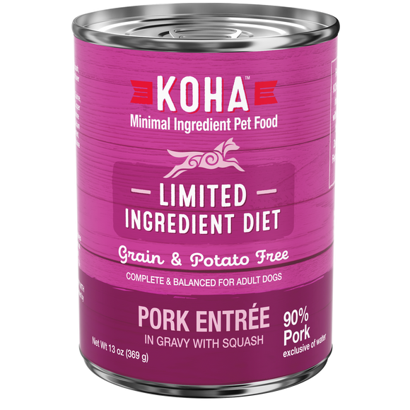 KOHA Dog GF LID 90% Pork 13oz