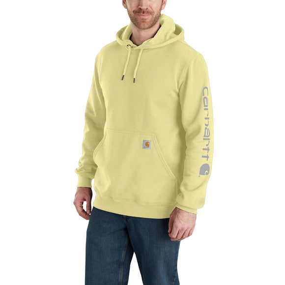 Carhartt Loose Fit Midweight Logo Sleeve Graphic Sweatshirt in Lemongrass (Regular)