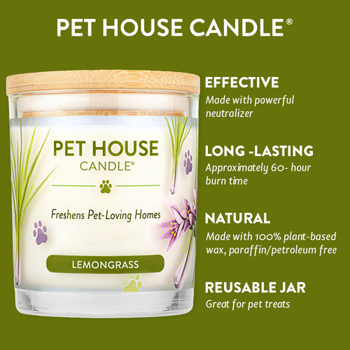 Pet House Lemongrass Candle (9 Oz)