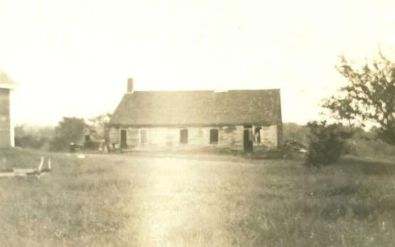 The original Osborne homestead. This home was moved and is thought to still exist in Massachusetts