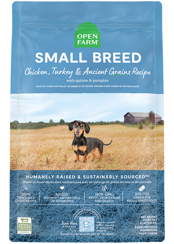 Open Farm Small Breed Ancient Grain Dry Dog Food (4 lb)