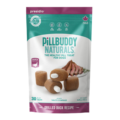 Presidio Dog Pill Buddy Naturals Pill Hiding Treats For Dogs (30 Count Hickory Smoked Beef)