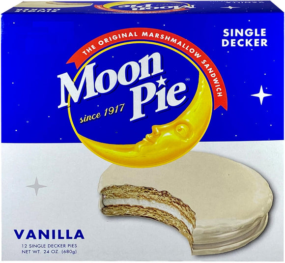 Moon Pie Single Decker Vanilla Marshmallow Sandwich