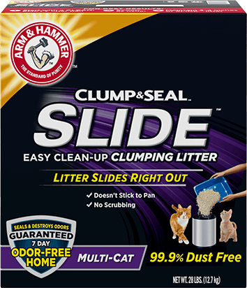 Church & Dwight Arm & Hammer™ SLIDE™ Easy Clean-Up Clumping Litter Multi-Cat (14 lb)