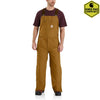 Carhartt Quilt Lined Washed Duck Bib Overalls