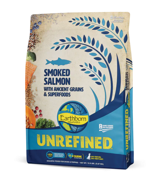 Earthborn Dog Unrefined Ancient Grains Salmon Dry Dog Food (25 LB)