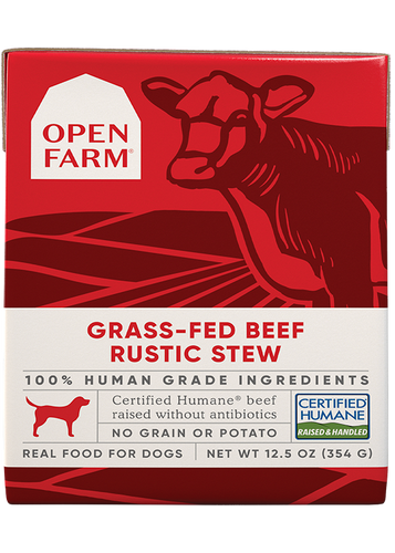 Open Farm Grass-Fed Beef Rustic Stew Wet Dog Food