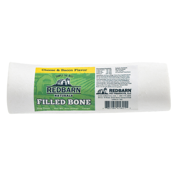 Redbarn Natural Filled Bone Cheese N’ Bacon Flavor