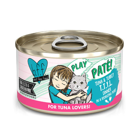 Weruva B.F.F. PLAY PATÉ! Tuna & Turkey T.T.Y.L. Cat Food
