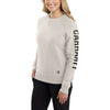 Carhartt Relaxed Fit Midweight Crewneck Block Logo Sleeve Graphic Sweatshirt