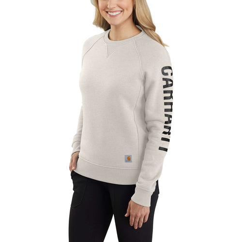 Carhartt Relaxed Fit Midweight Crewneck Block Logo Sleeve Graphic Sweatshirt