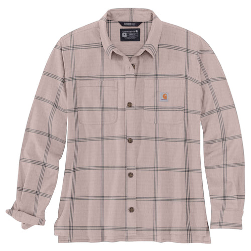 Carhartt Rugged Flex® Loose Fit Midweight Flannel Long-Sleeve Plaid Shirt