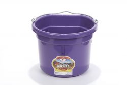 Little Giant Flat Back Plastic Bucket 8 Quar