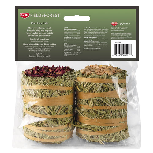 Kaytee Mini Hay Bale Apple & Rose