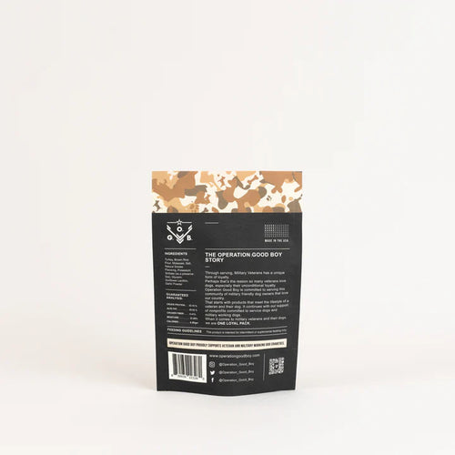 Operation Good Boy TRE: Ruck-up Rounds Turkey Jerky Dog Treats