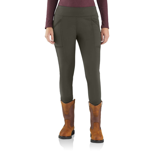 Carhartt Rain Defender® Fitted Heavyweight Legging in Oyster Gray