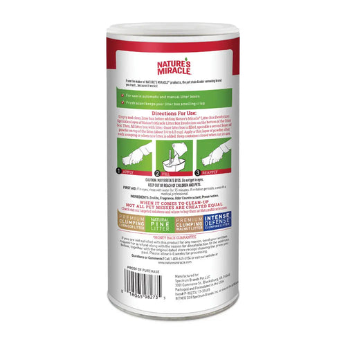 Nature's Miracle Litter Box Deodorizer - Powder