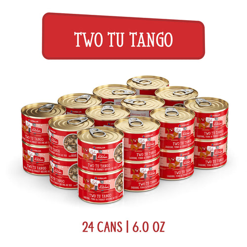 Weruva Cats in the Kitchen Two Tu Tango Sardine, Tuna and Turkey Recipe Au Jus Canned Cat Food