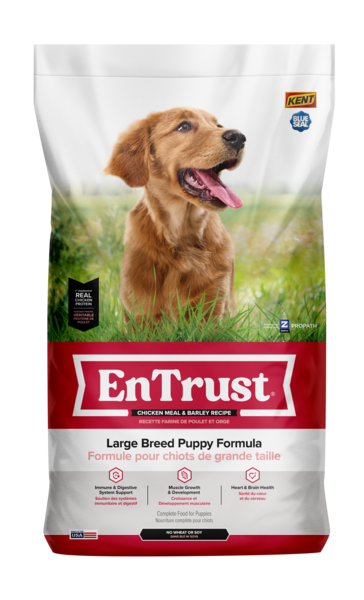 EnTrust Large Breed Puppy Formula Chicken Meal & Barley Recipe