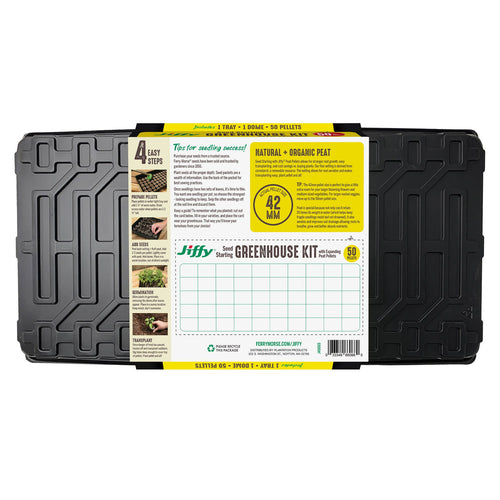 Ferry-Morse Jiffy Seed Starting Kit 50 Cell 42mm Peat Pellets