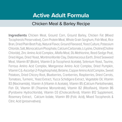 Kent Blue Seal EnTrust® Active Adult Formula Chicken Meal & Barley Recipe