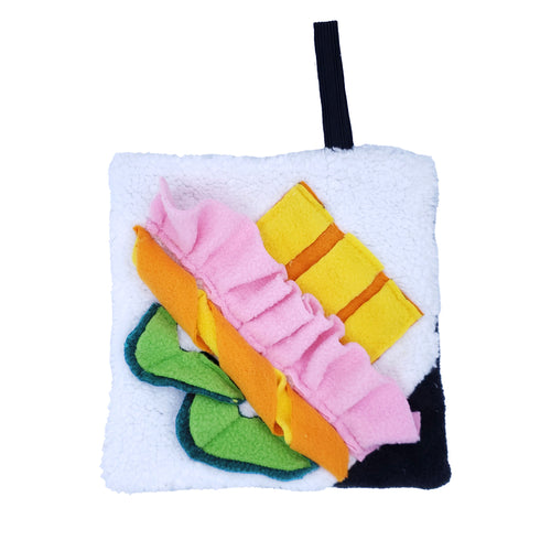 A&E Bird Cage Sushi Rollup Snuffle Mat Small Animal Toy
