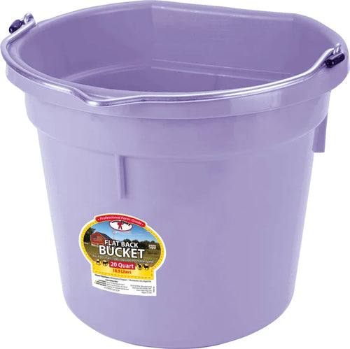 Little Giant Flat Back Plastic Bucket 20 Quart