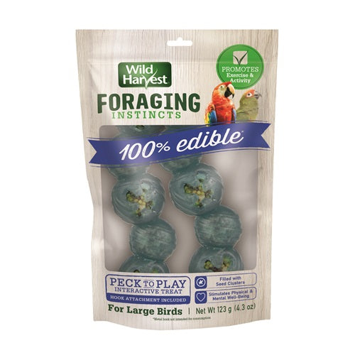 Wild Harvest Foraging Instinct Peck to Play Treats, Large, 2 Treats
