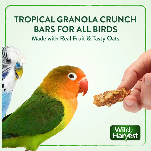 WILD HARVEST Tropical Granola Crunch Bars Bird Treats