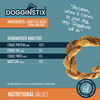 Dogginstix Braided Lamb Collagen Ring Dog Treats - Case of 40