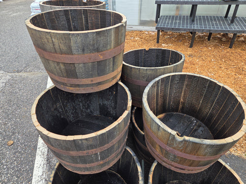 Half Whiskey Barrel