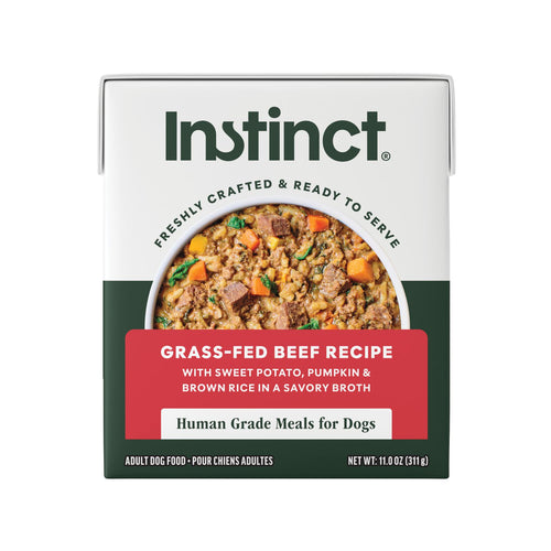 Instinct Freshly Crafted Meals Grass-Fed Beef Recipe Wet Dog Food