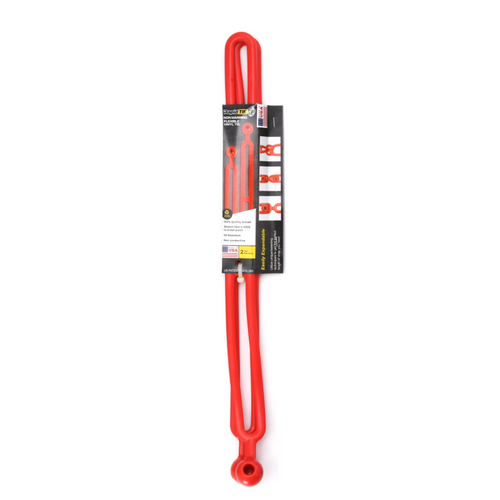 BluBird Rapid Tie 16 Non Marring Adjustable Extendable Strap Patented Made in USA 2 Pack Red