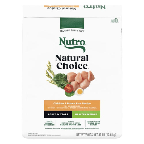 Nutro Natural Choice Adult Healthy Weight  Chicken & Brown Rice Recipe Dog Food