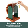 North States Village Collection Green Hopper Birdfeeder