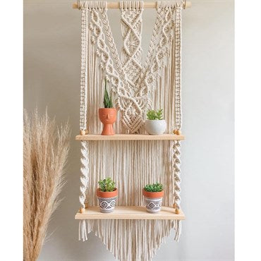Primitive Planters 2 Tier Hanging Table